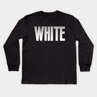 White Kids Long Sleeve T-Shirt